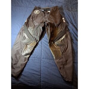 Thor 68 Motocross Pants Mens 38 Black Dirt Bike Mx Vintage